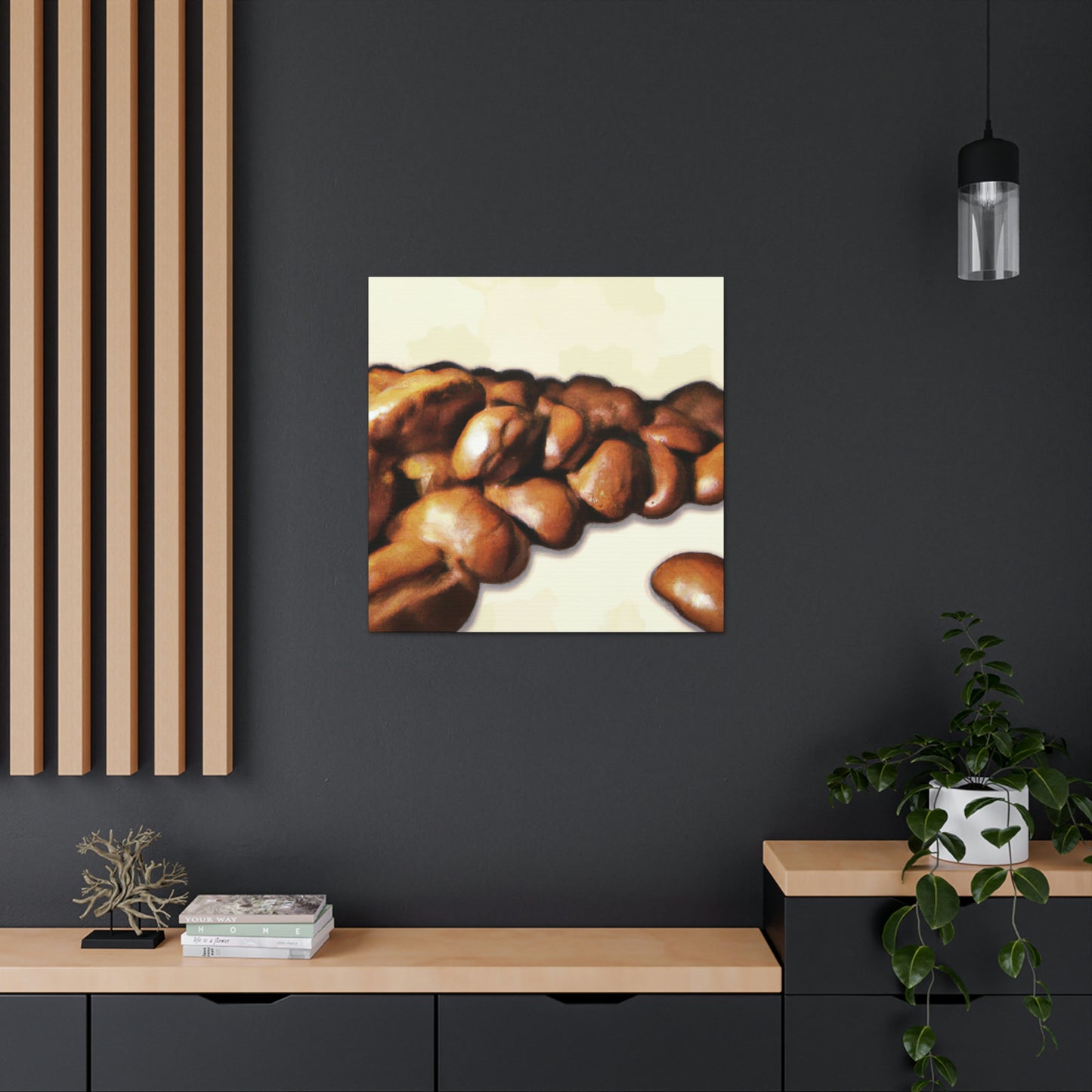 Coffee Beans in Neoclassicism - Canvas