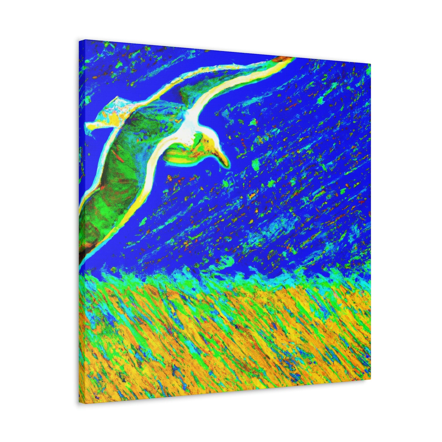 Seagulls on the Shore - Canvas