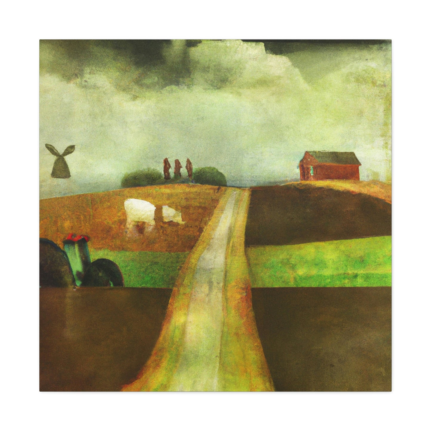 Country Road Dreamscape - Canvas