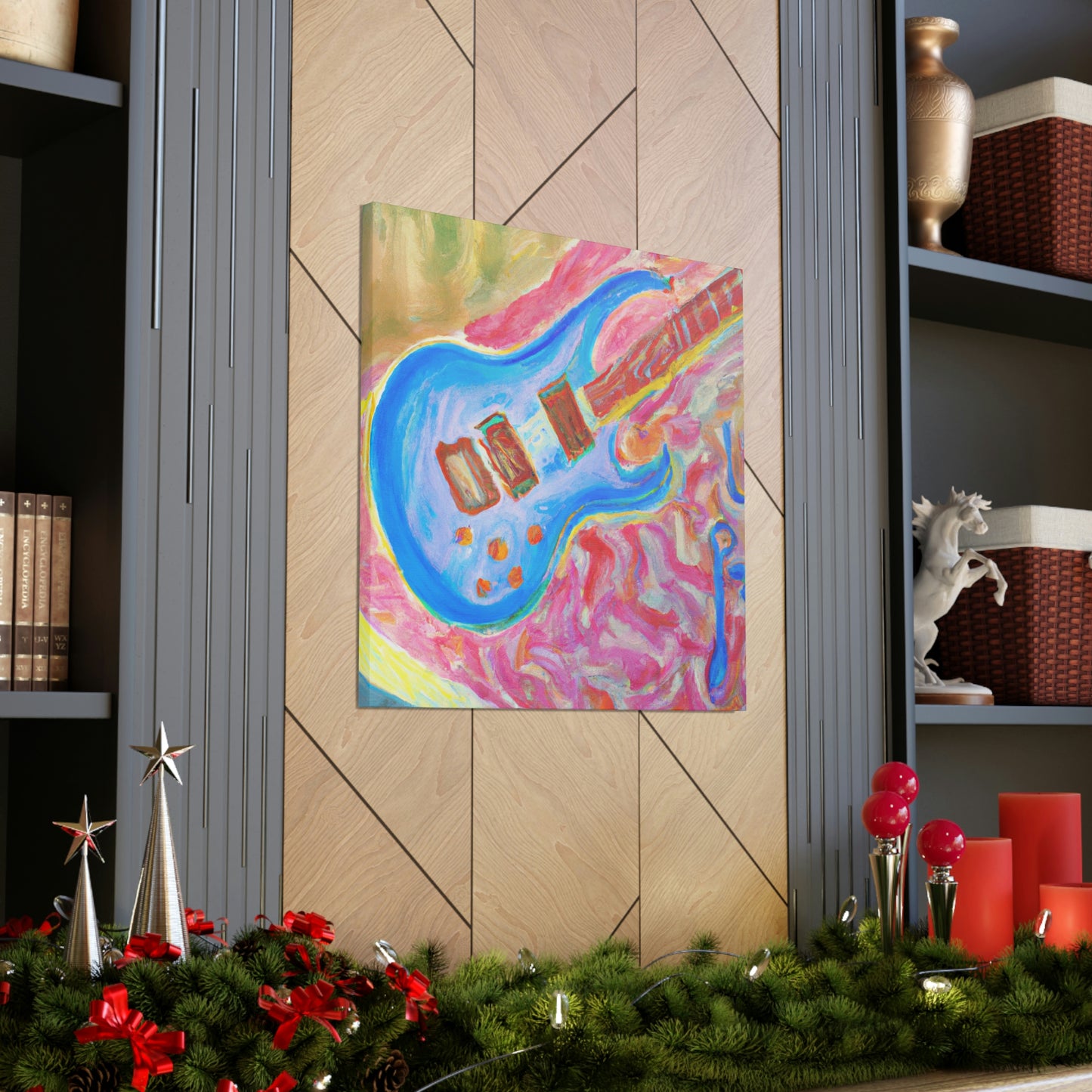 "Electric Guitar Triumphant" - Canvas