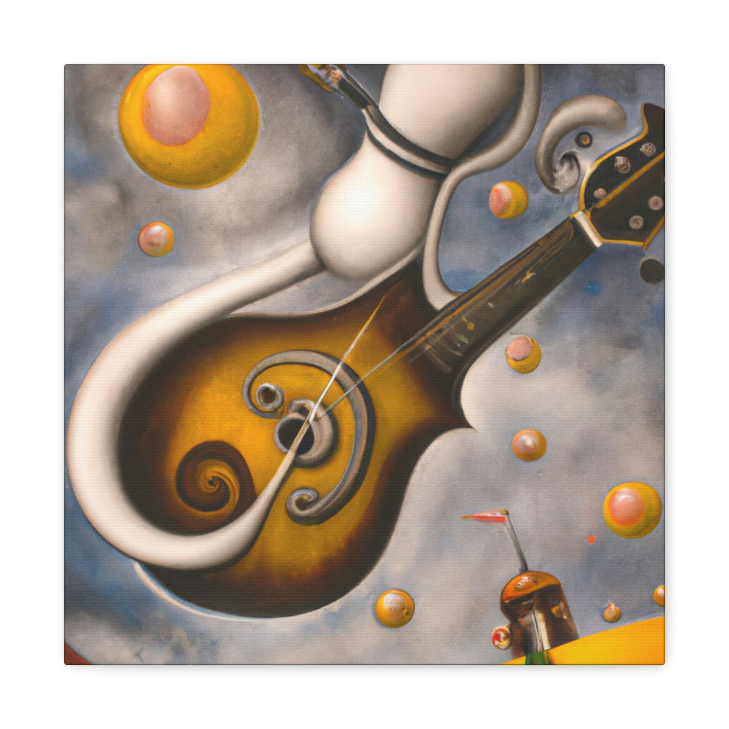 Mandolin in Surreality. - Canvas