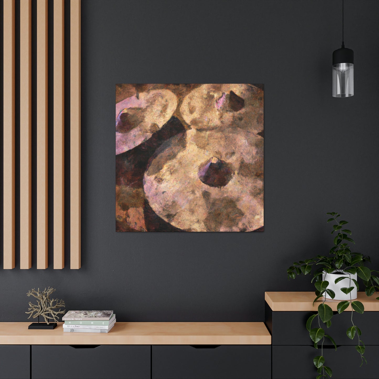 "Cymbal Reflections: Abstract" - Canvas