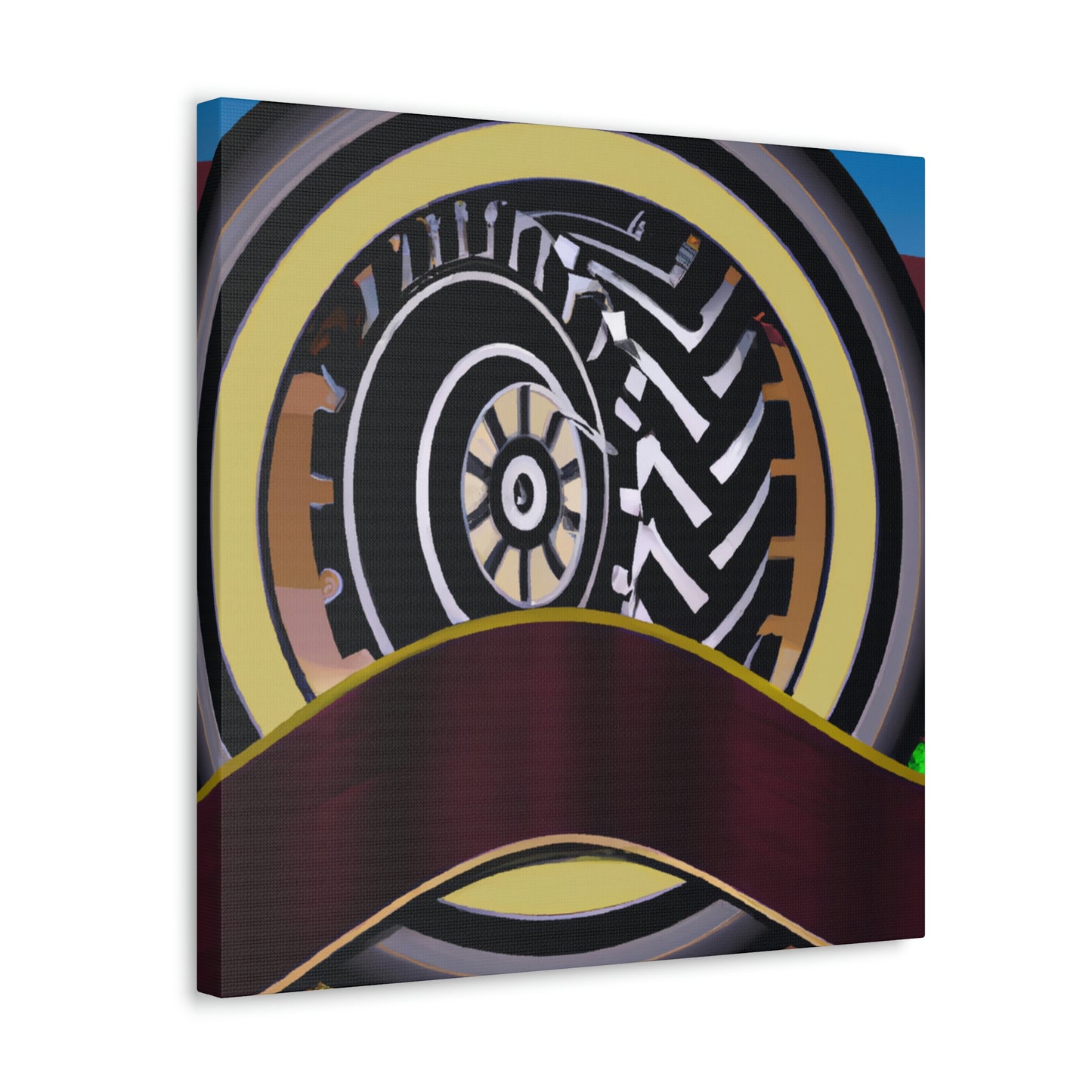 Tractor Tire Surrealism - Canvas