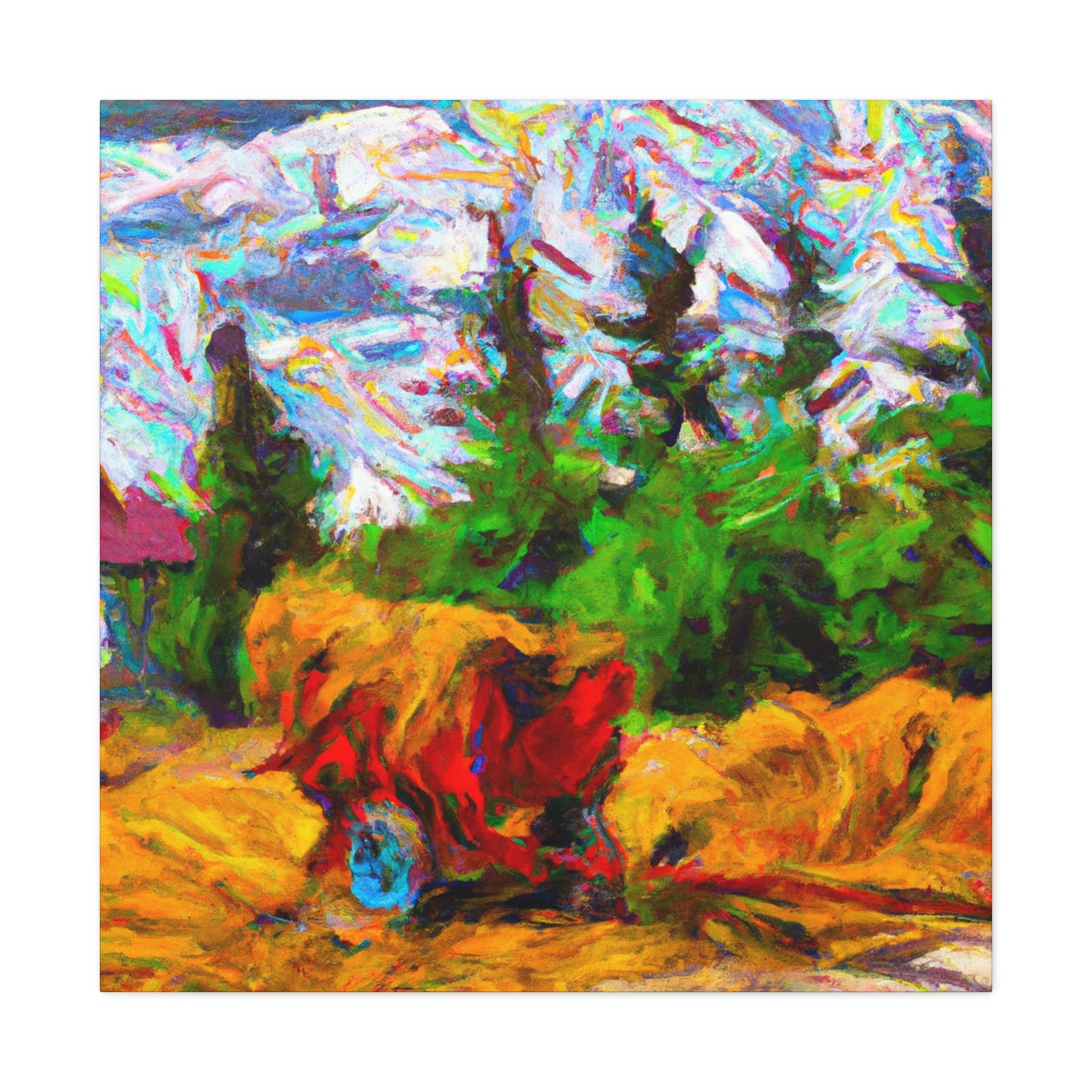 "Hay Wagon Odyssey" - Canvas