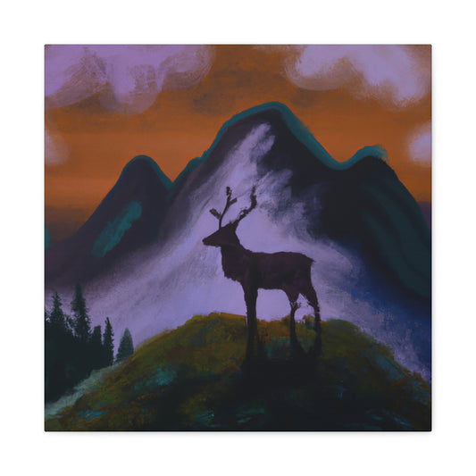 Deer in Expressionism - Canvas