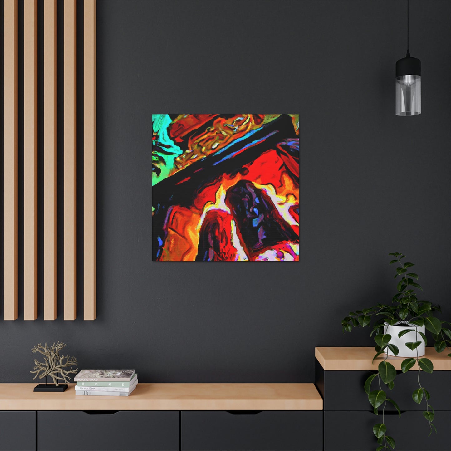 "Flame of Reflection" - Canvas