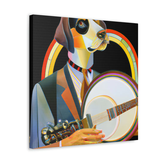 "Banjo Strumming Sunshine" - Canvas