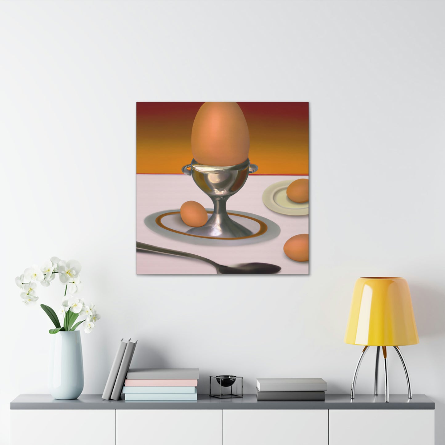 Eggs in Dreamscapes - Canvas