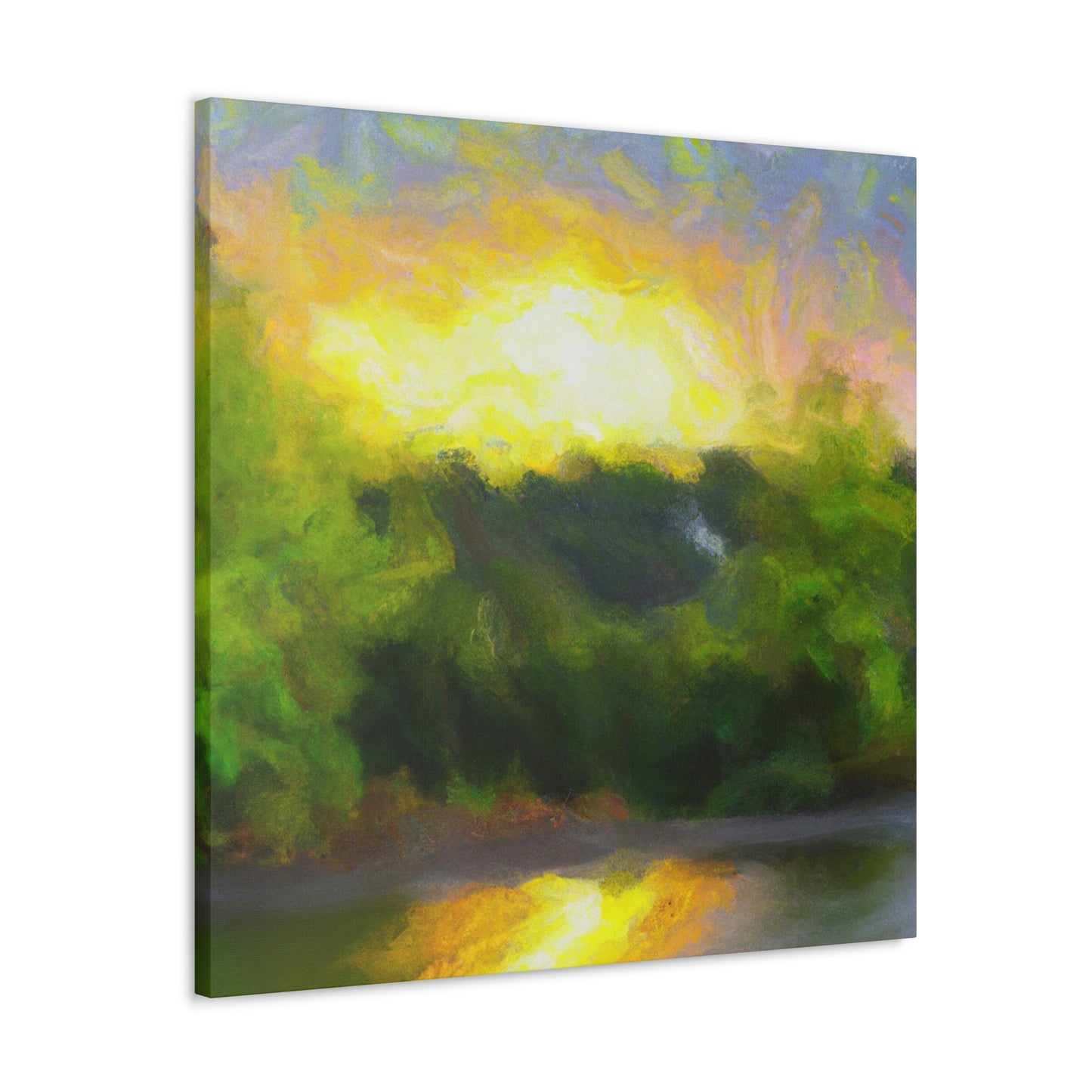 "Starry Sunrise Expanse" - Canvas