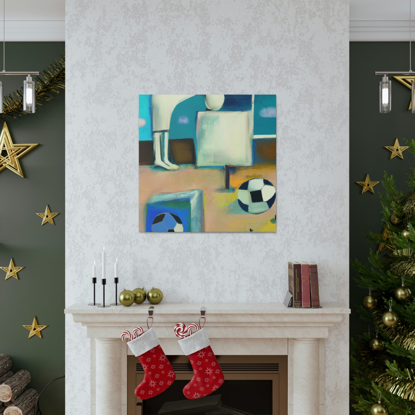 Football in Orbit - Canvas