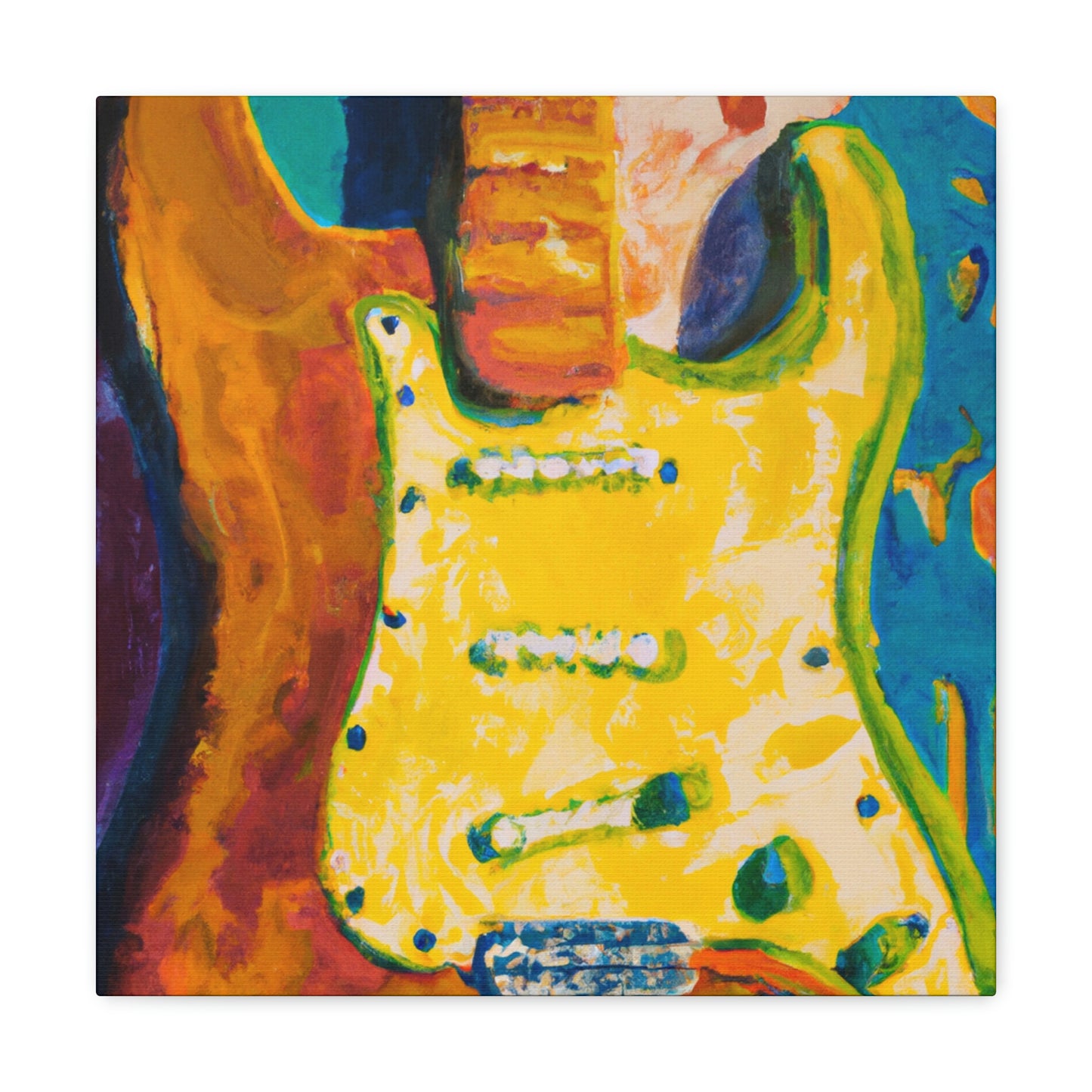 Fender Through Expressionism - Canvas