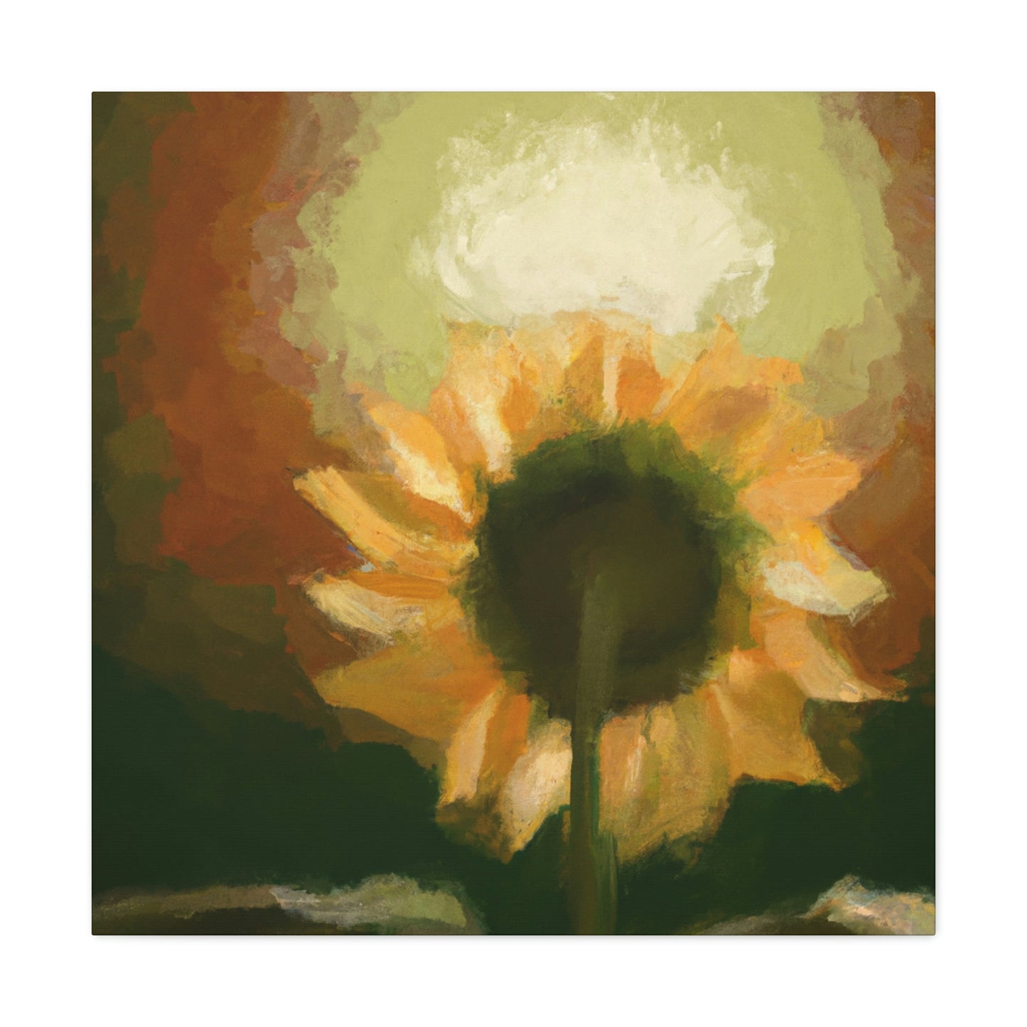 "Heavenly Sunflower Splendor" - Canvas