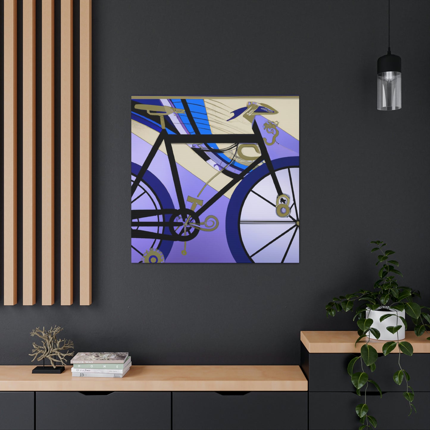 "Wheeling Through Time" - Canvas