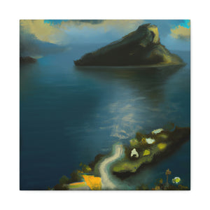 Island in Abstract Space - Canvas