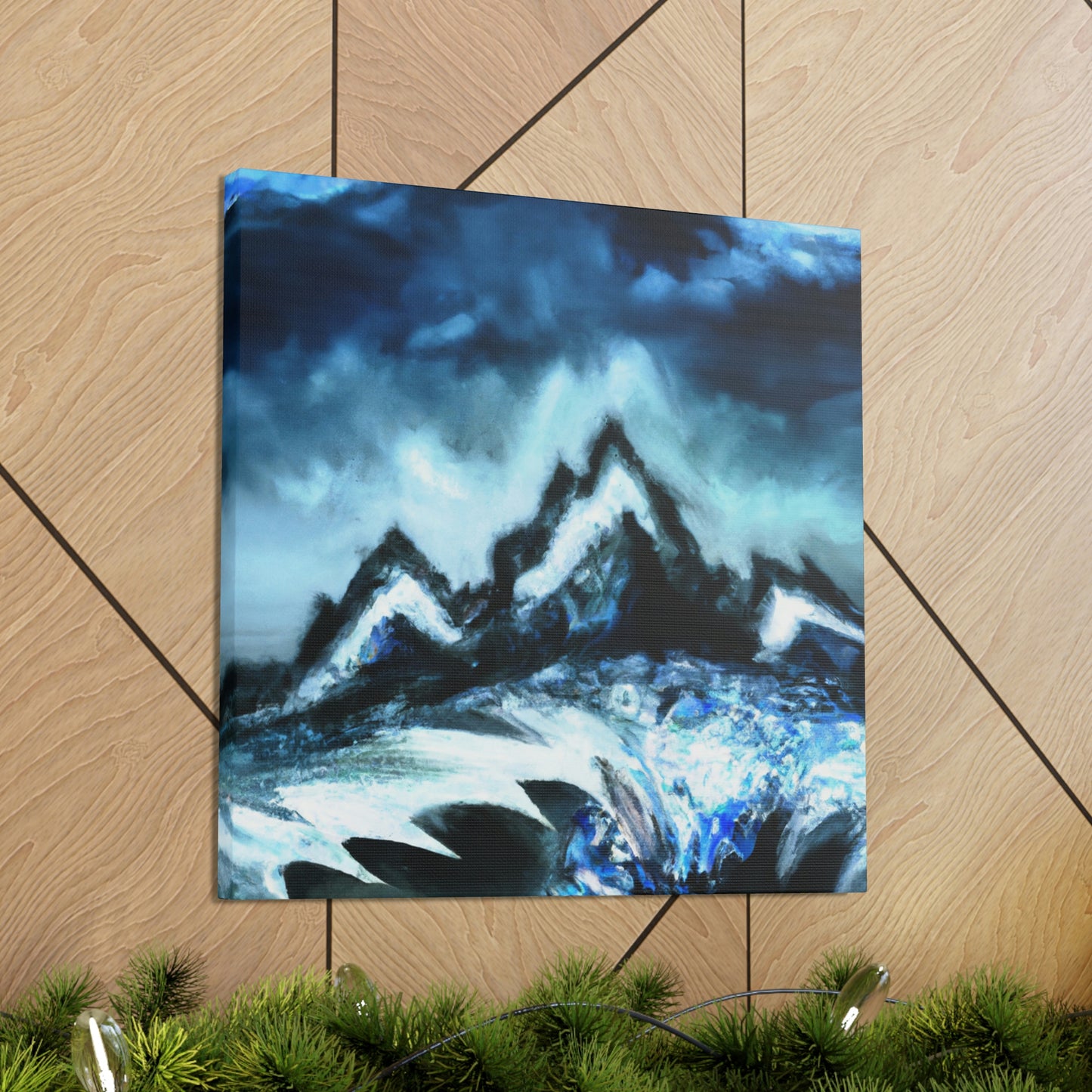 "Snowy Mountain Majesty" - Canvas