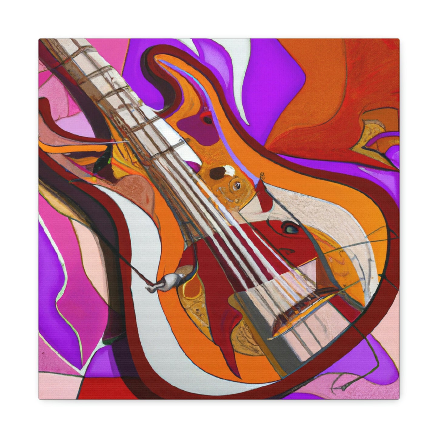 "Guitar Bass Groove". - Canvas