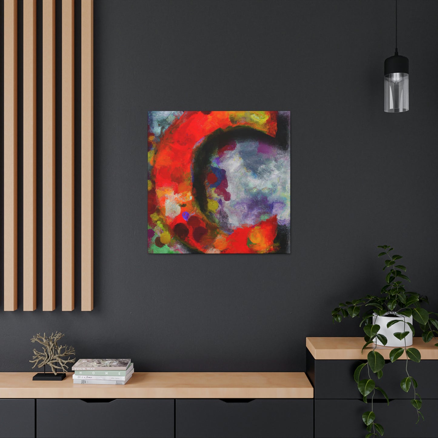 "Chromatic Modernist Patterns" - Canvas