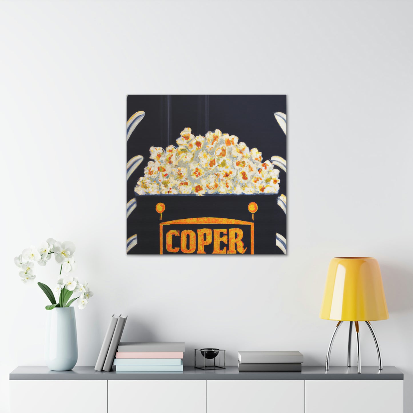 "Popcorn Jazz Jubilee" - Canvas