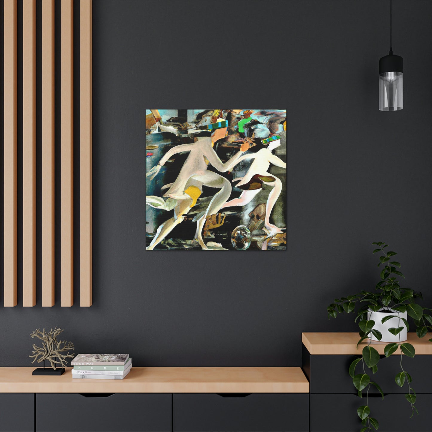 Runners in Dreamland - Canvas