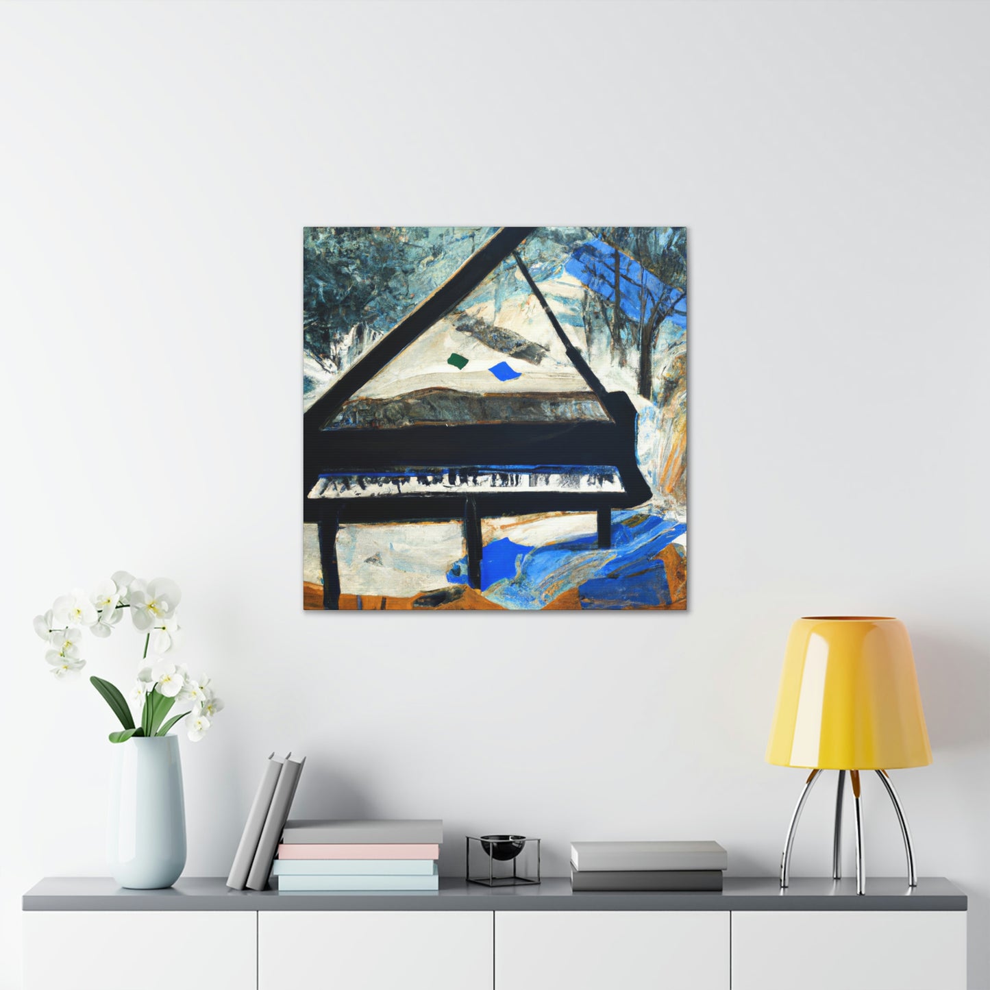 "Playing the Piano Song" - Canvas