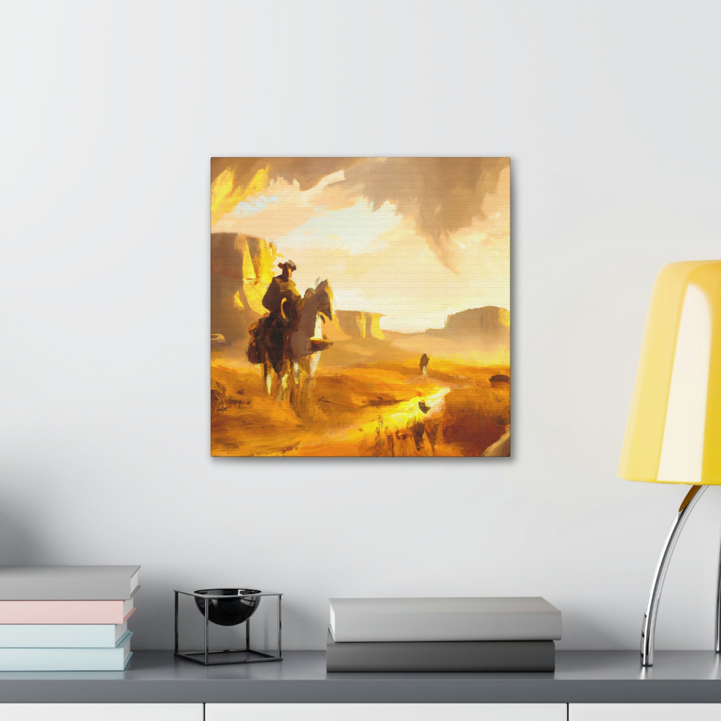 Western Landscape Dawn - Canvas