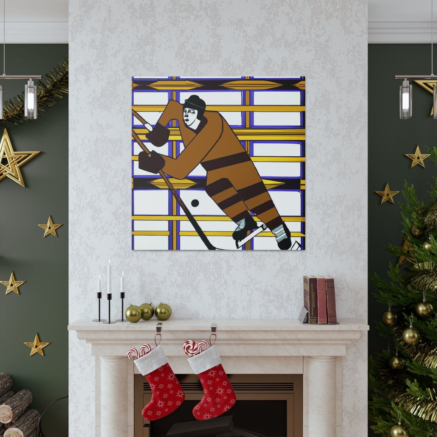 Score a Deco Hat-Trick - Canvas