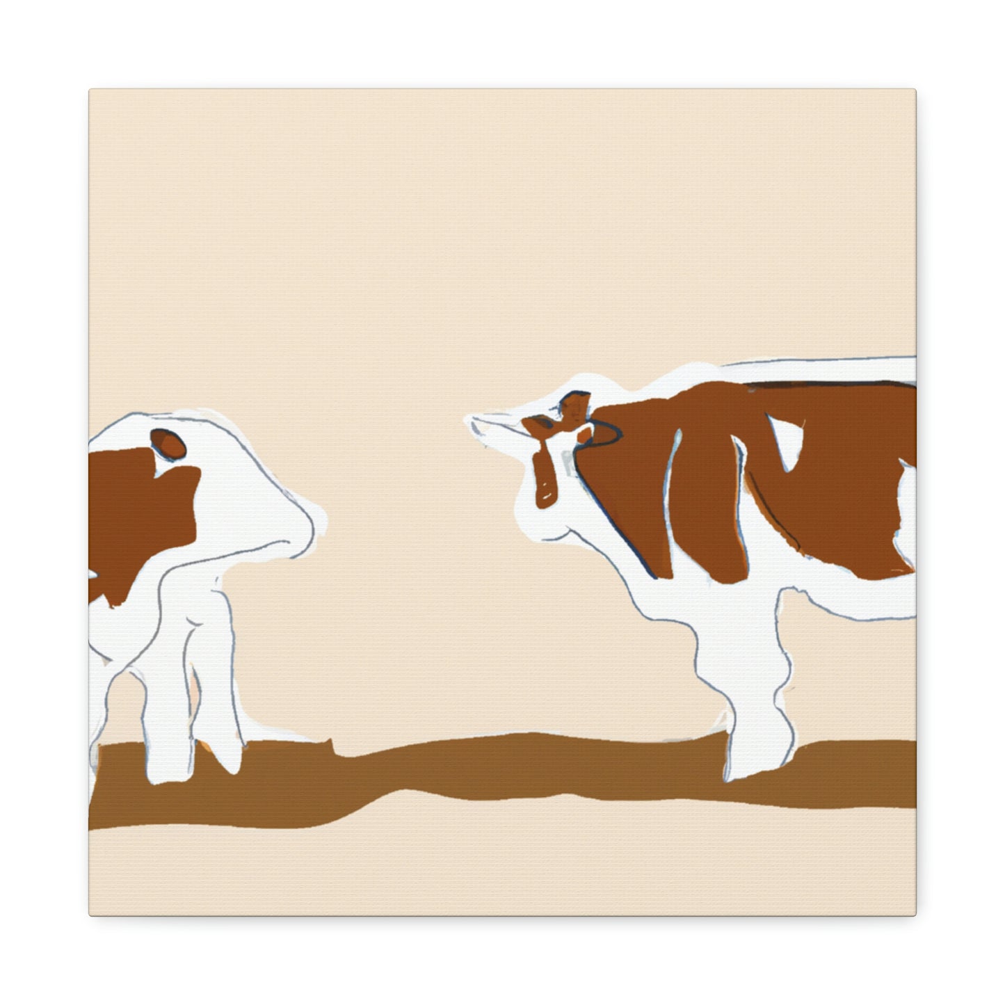 Cows in Simplicity - Canvas