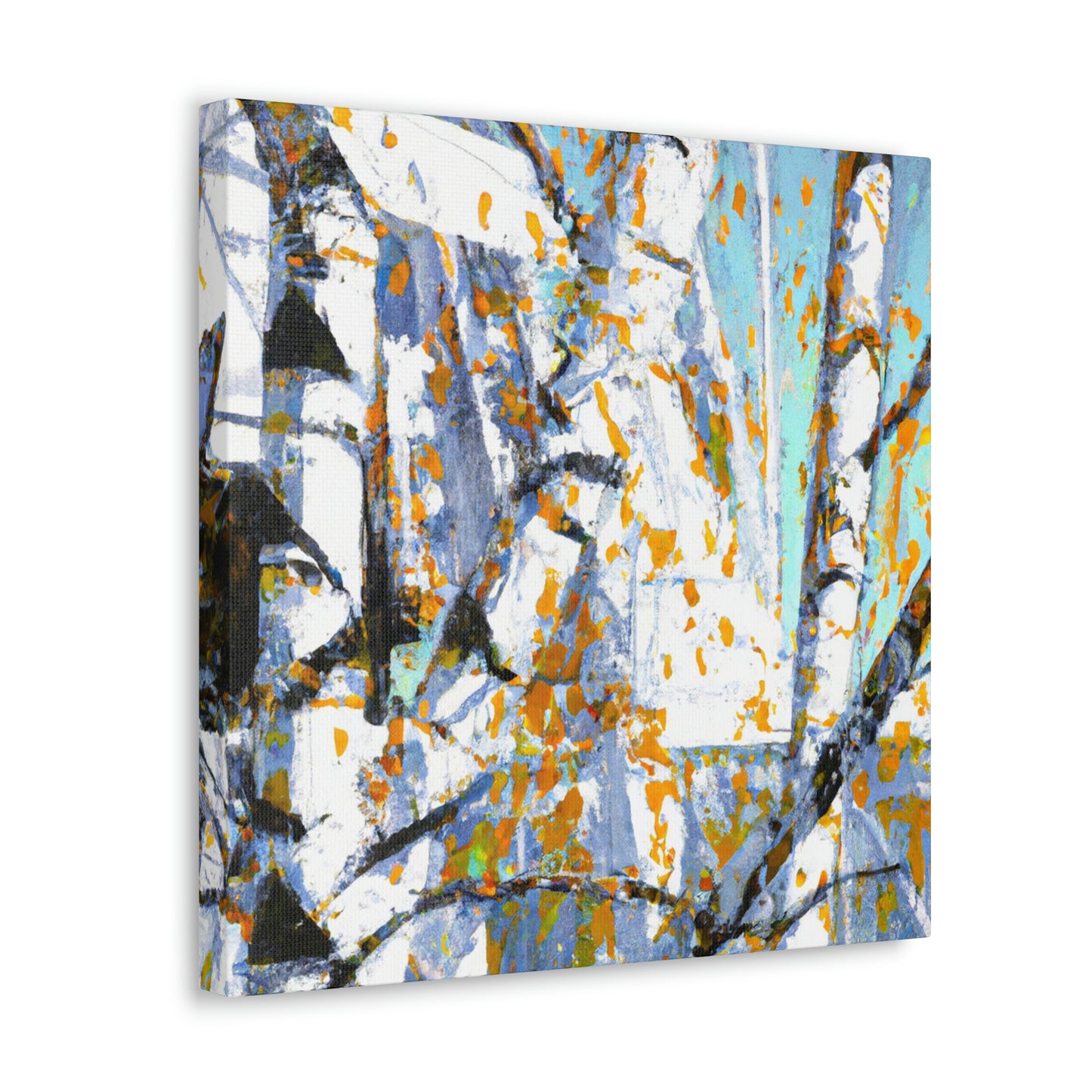 Birch Tree Pop Brilliance - Canvas