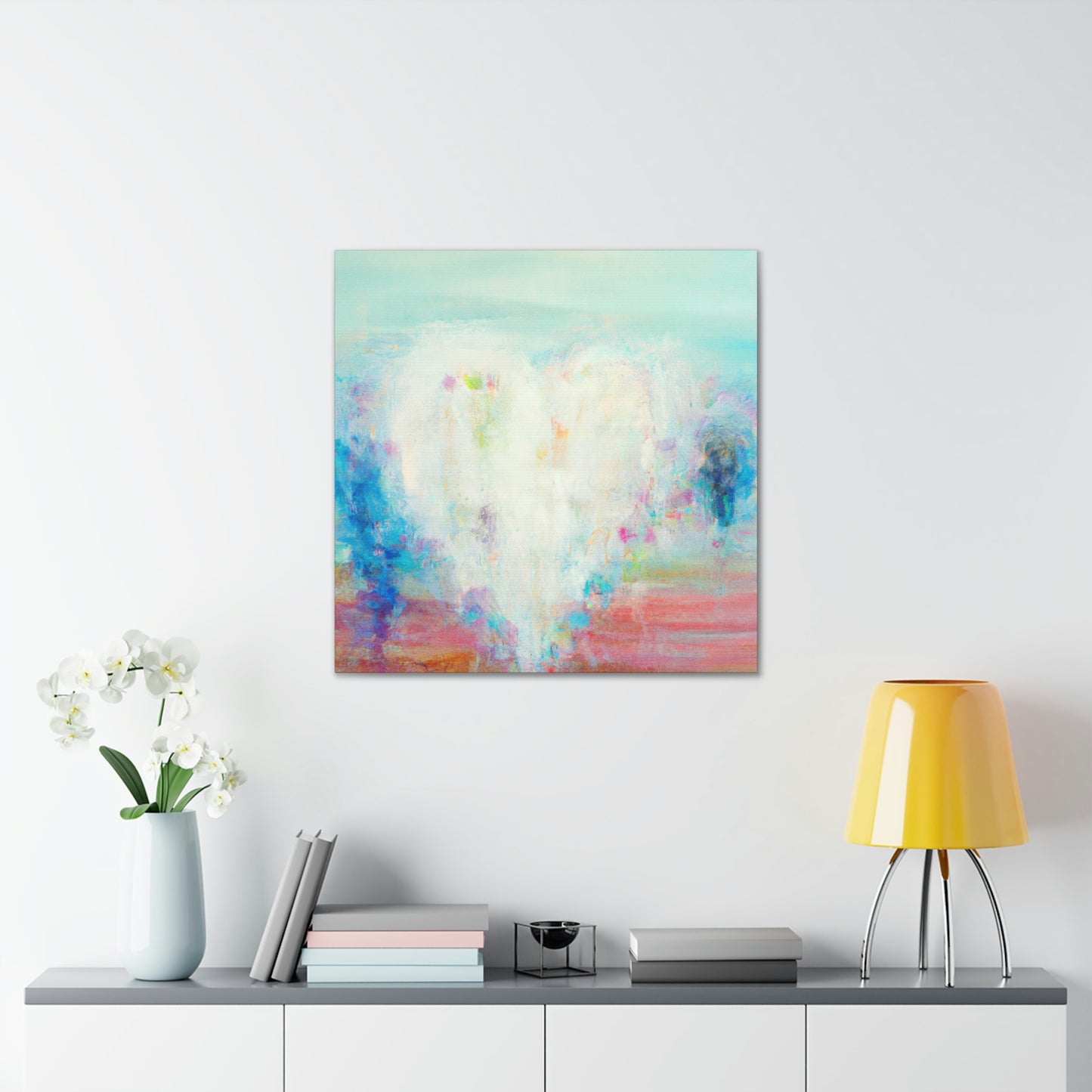 Love Beats Intensely - Canvas