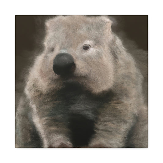 "Wombat in Abstraction" - Canvas