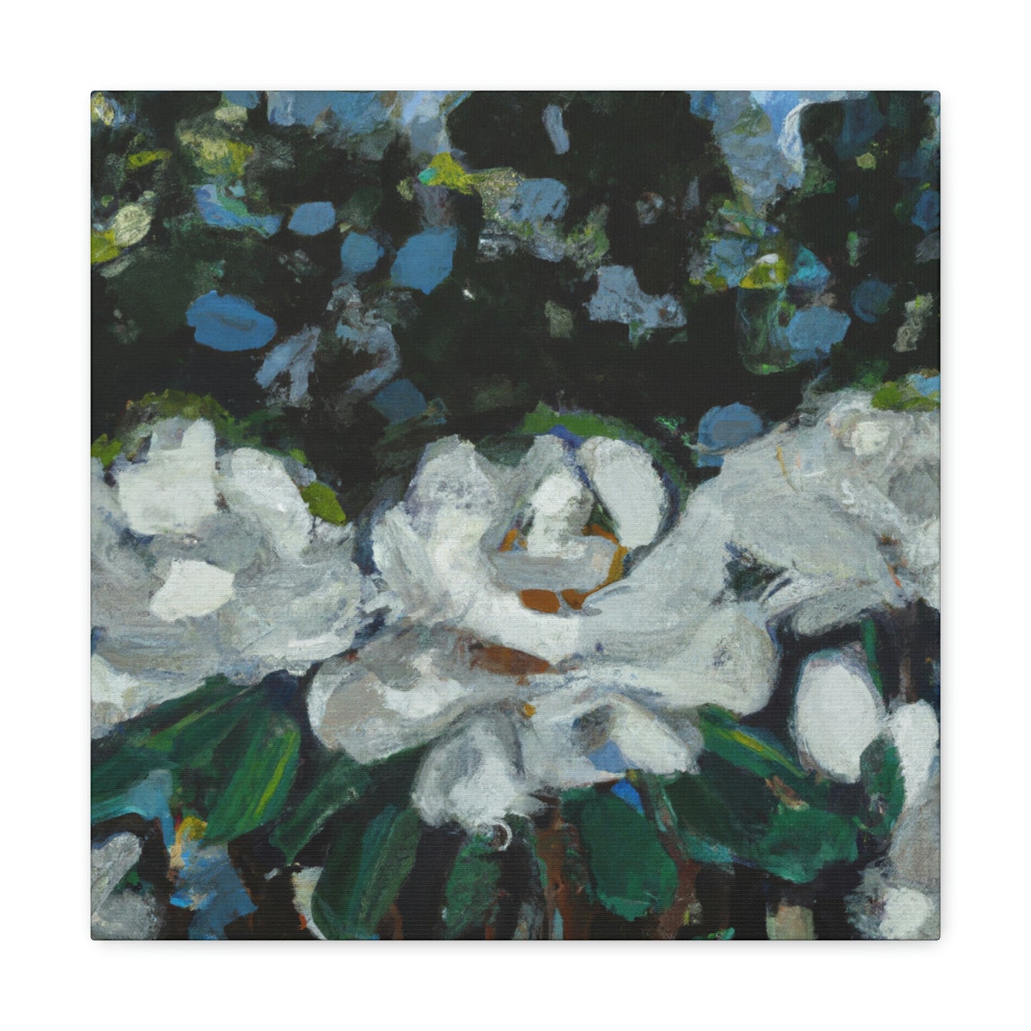 "Gardenia Abstraction Dreaming" - Canvas