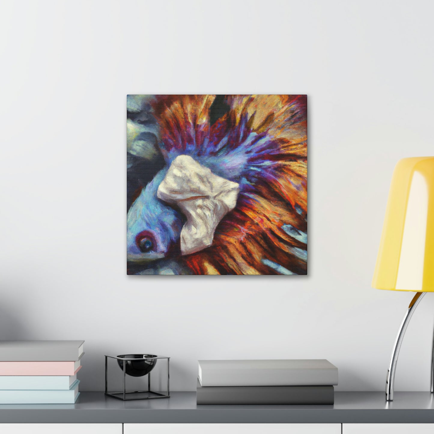 "Surreal Betta Flying" - Canvas