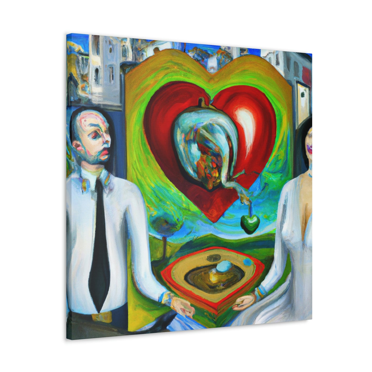 Love Beats Synchronized - Canvas