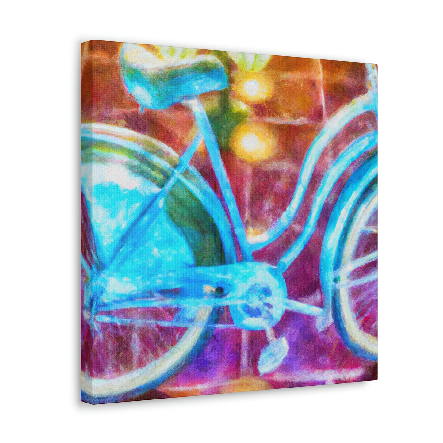 "Riding in Style: Bike" - Canvas