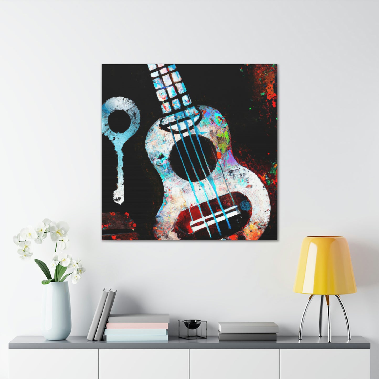 Ukelele Abstractionism - Canvas