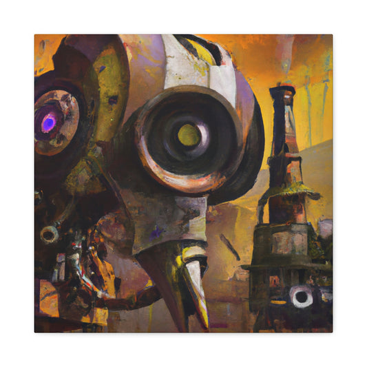 The Clockwork Widow - Canvas