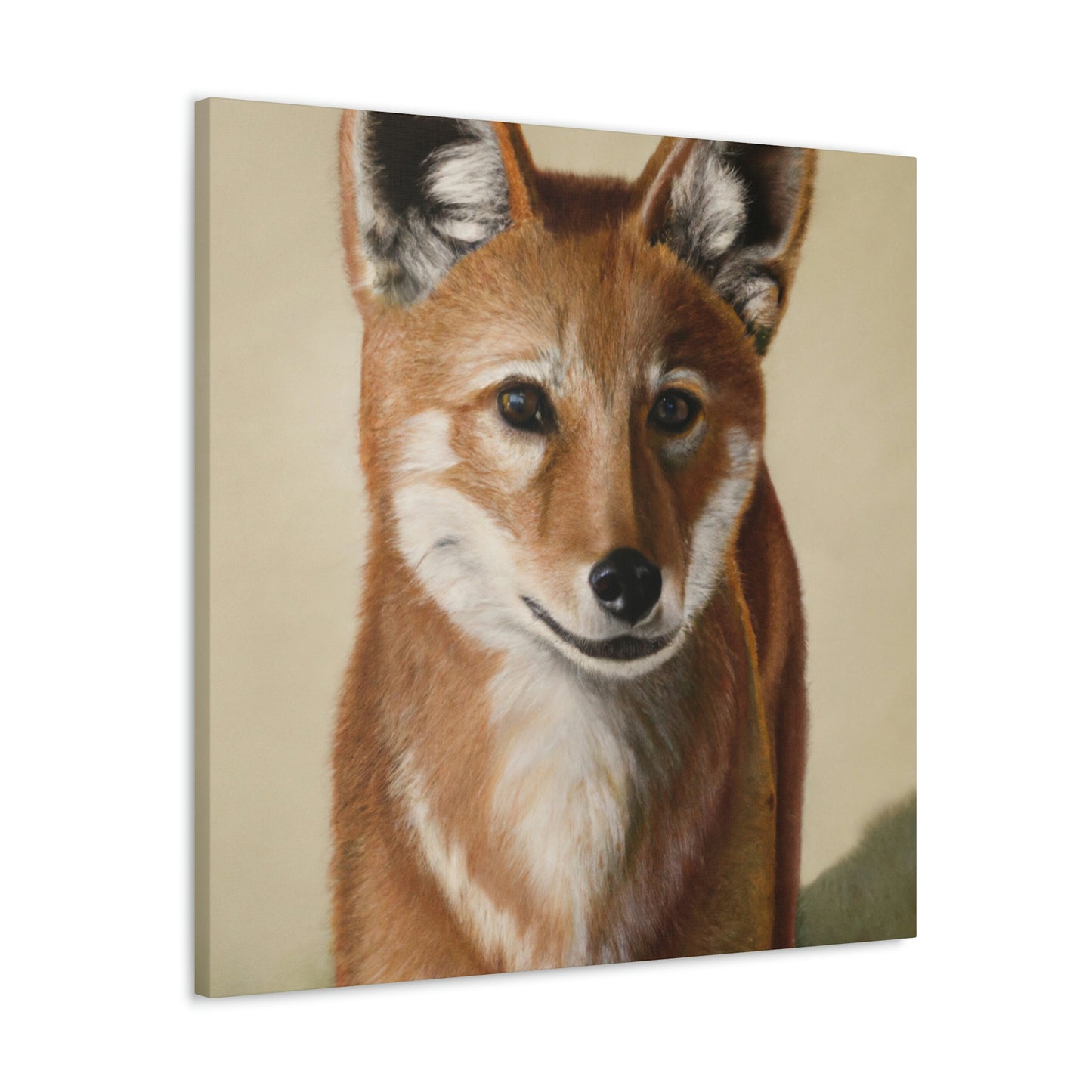 Dhole in Hyperrealism - Canvas