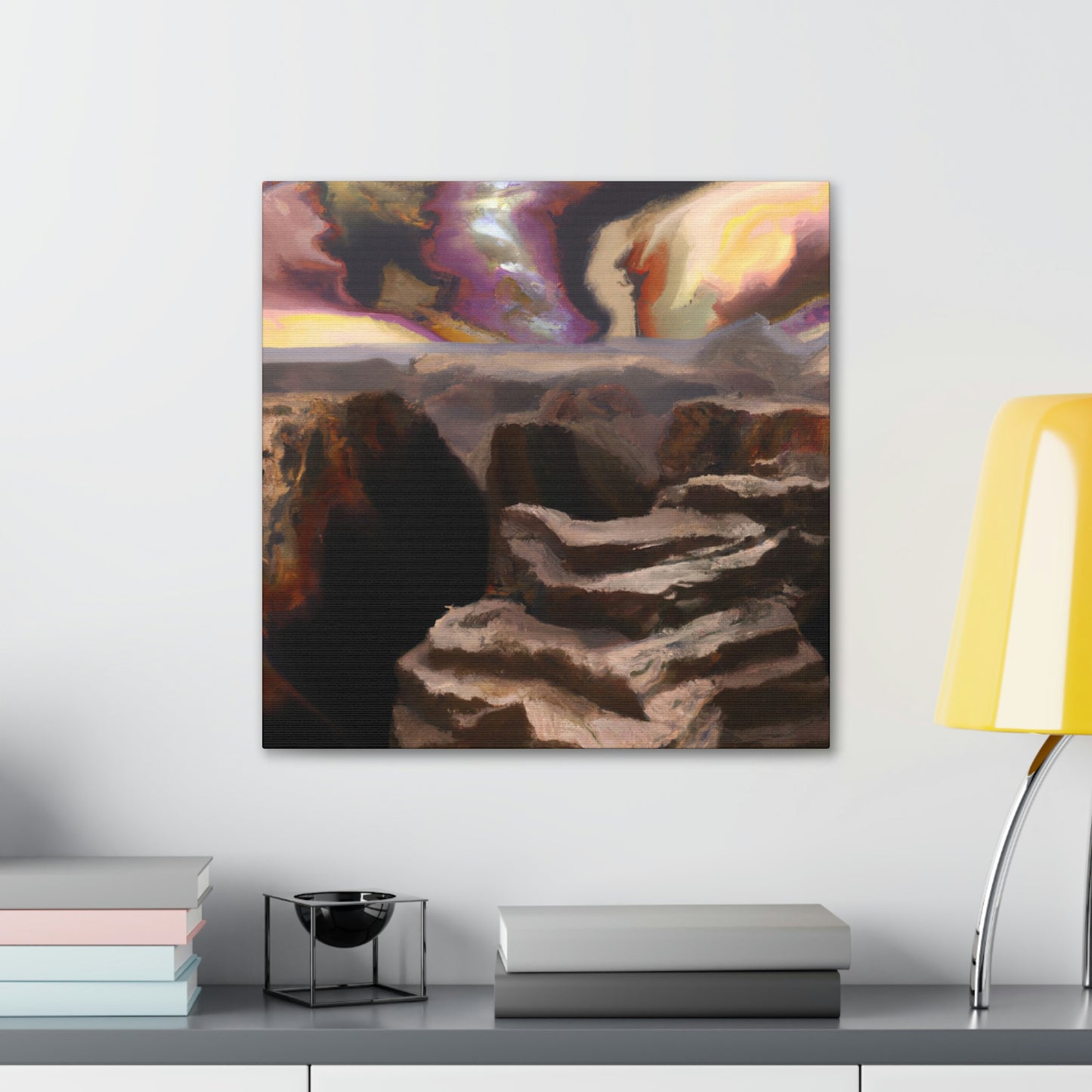 Canyon Awaits Mystery - Canvas