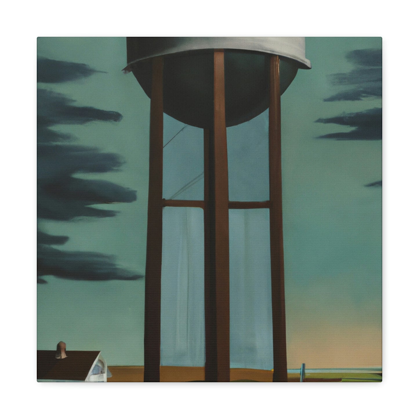 "Towering Water Surrealism" - Canvas