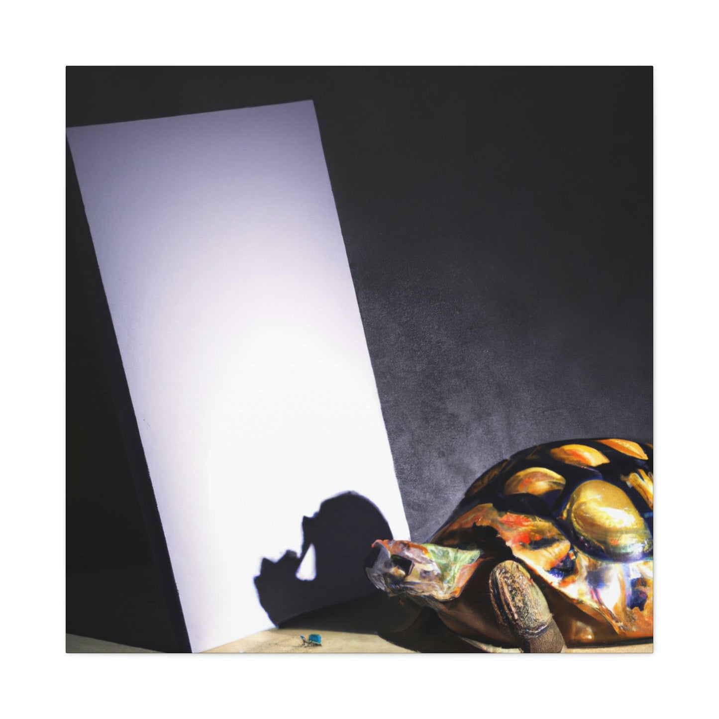 "Tortoise in Simplicity" - Canvas