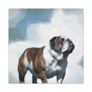 "English Bulldog Simplicity" - Canvas