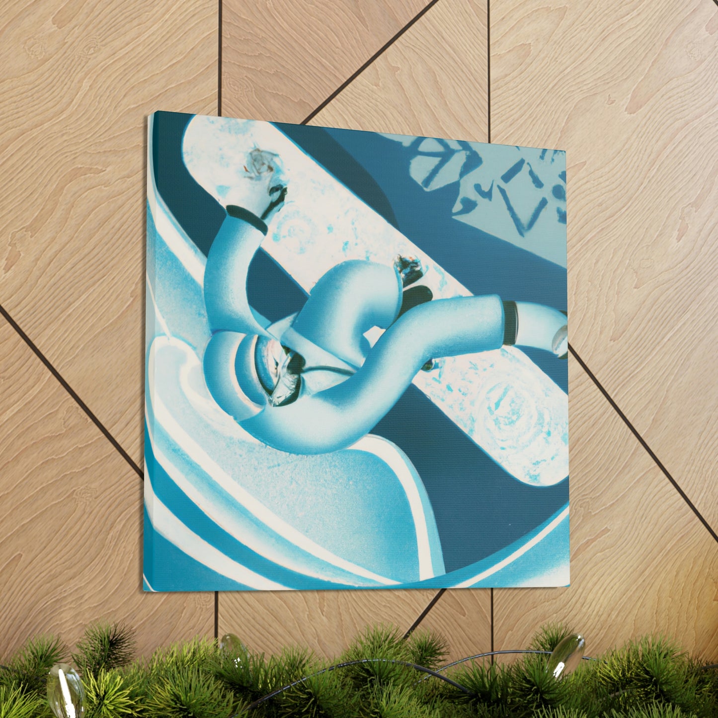 "Sliding the Art Deco" - Canvas