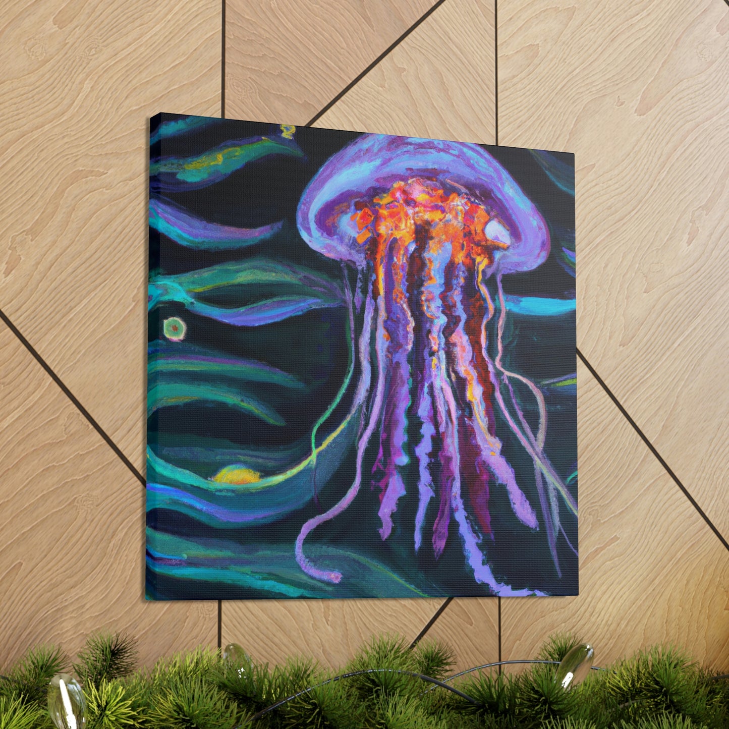 "Jellyfish Dream Streams" - Canvas