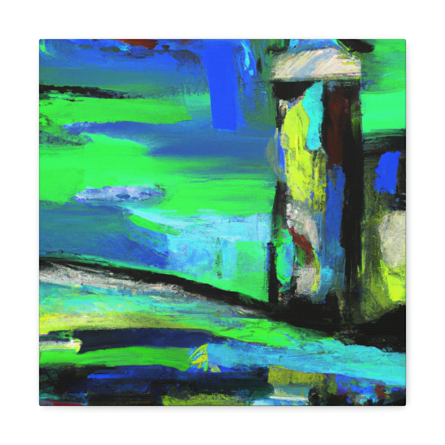 Lighthouse of Expressionism - Canvas