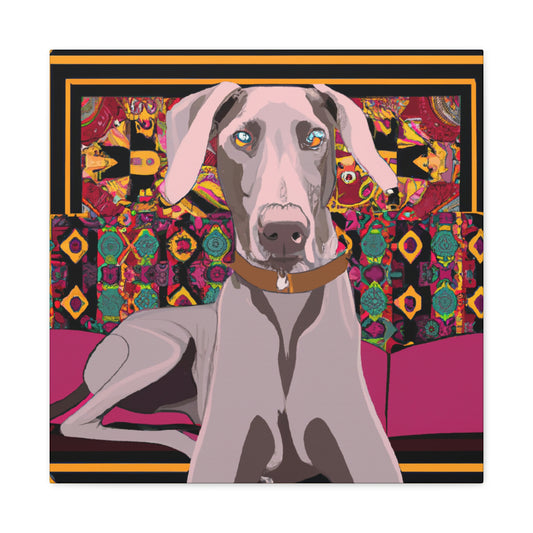 Weimaraner Eclipse - Canvas - Canvas