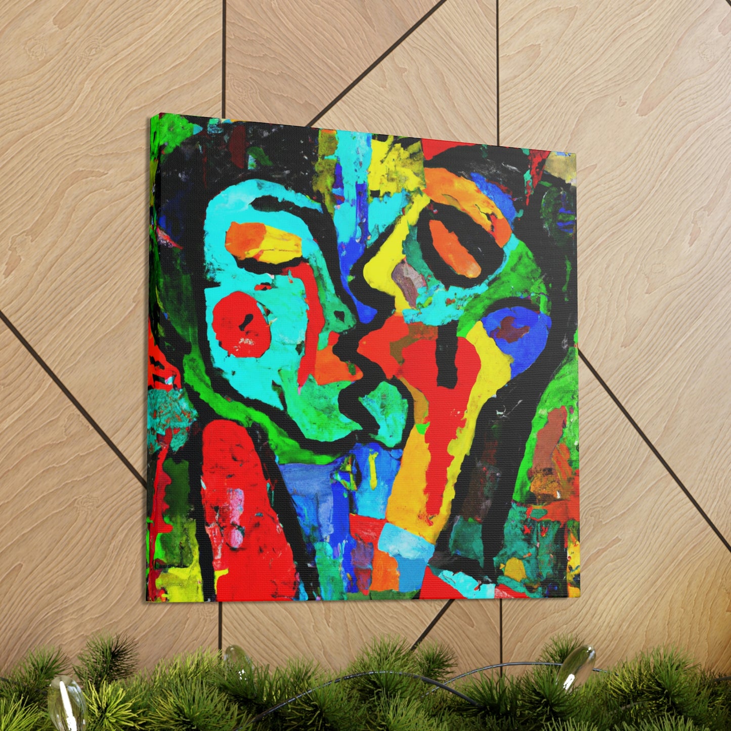 Love's Ardent Embrace - Canvas