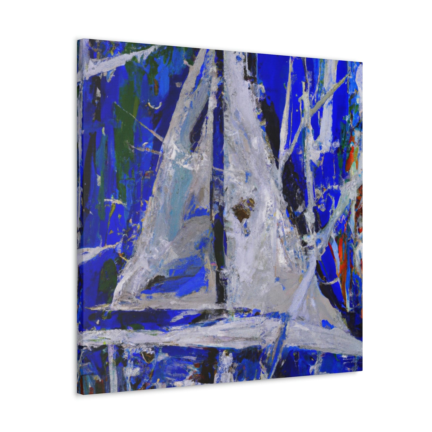 "Yacht on a Wave" - Canvas