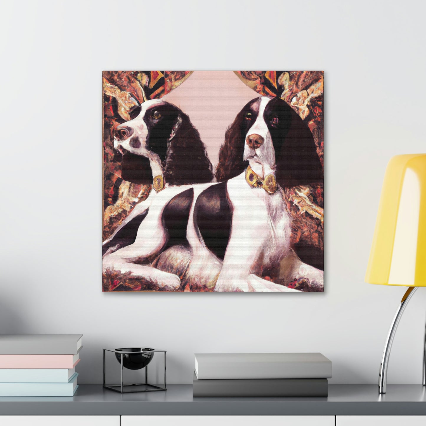 "Spaniel Sparkle Smiles" - Canvas