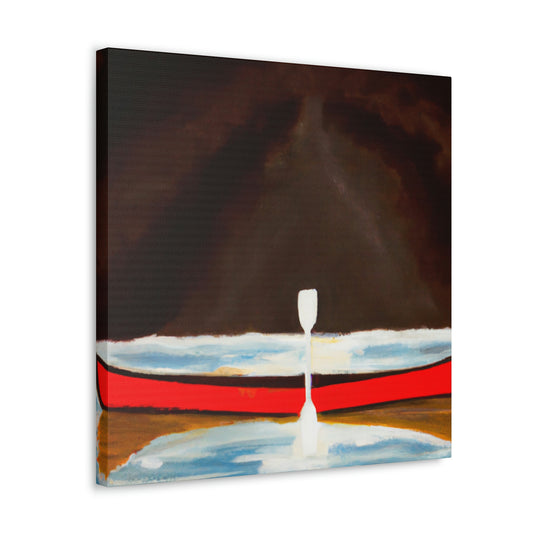 "Paddling Through Silence" - Canvas