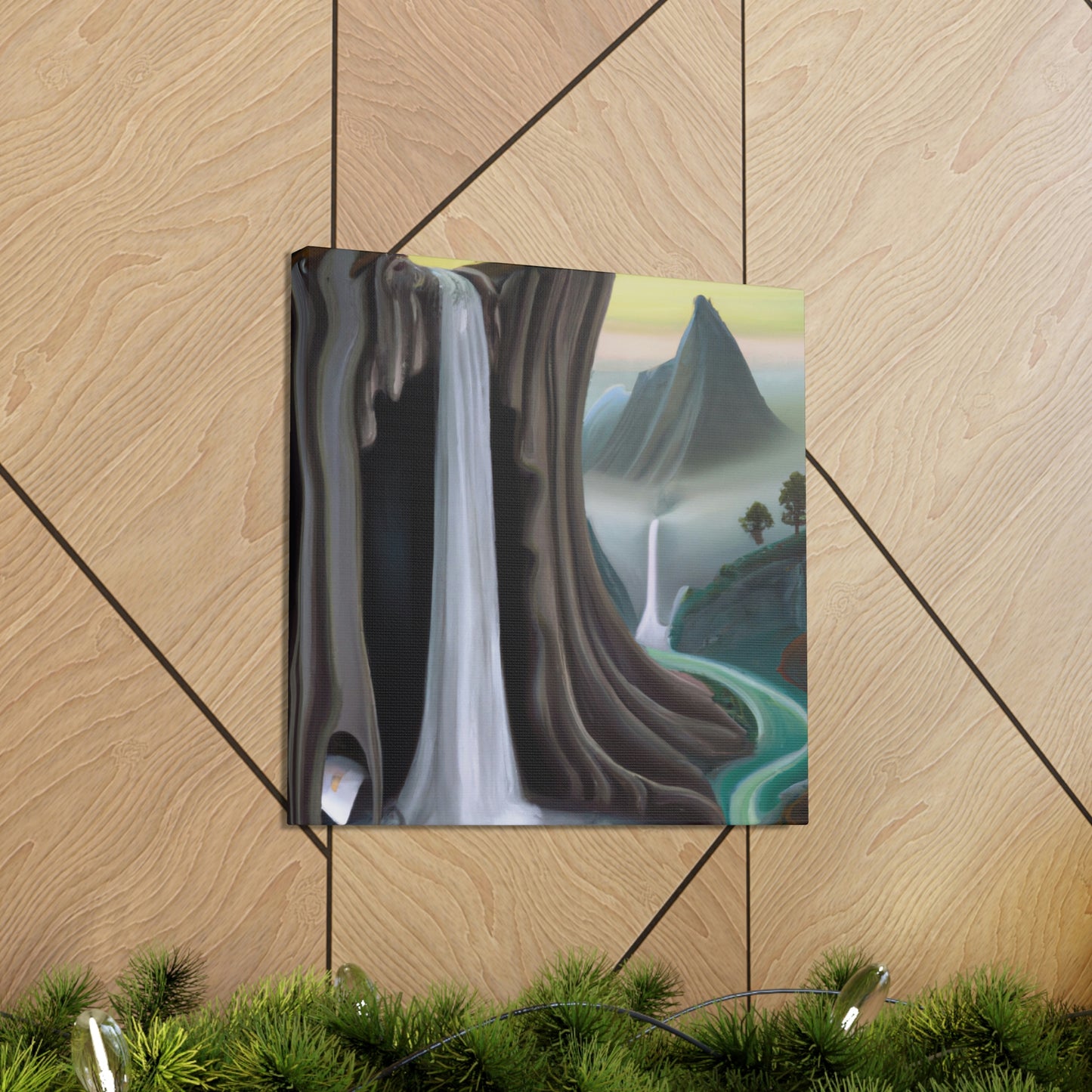 Escape the Waterfall Dream - Canvas